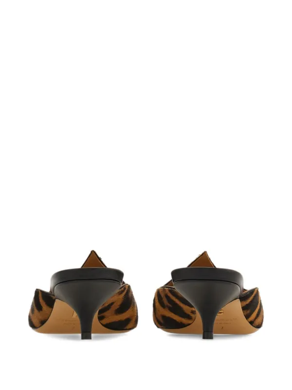 VIP【送料関税込】FERRAGAMO Printed Calf Hair Dorye Mules Ferragamo Printed Calf Hair Dorye Mules | italist
