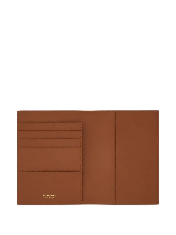 フェラガモ　パスポートケース Ferragamo Gancini パスポートケース | ブラウン | FARFETCH JP