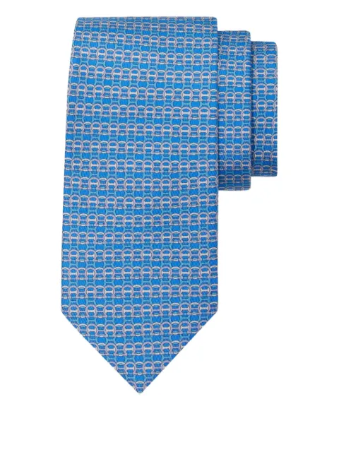 Ferragamo Gancini silk tie