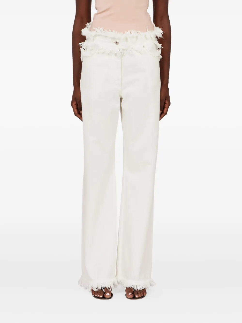 Ferragamo cotton jeans - Wit