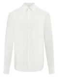Ferragamo F-embroidered shirt - White