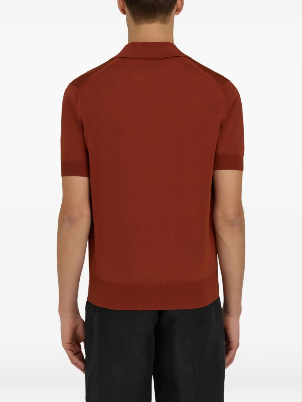Ferragamo Polotop met korte mouwen Rood