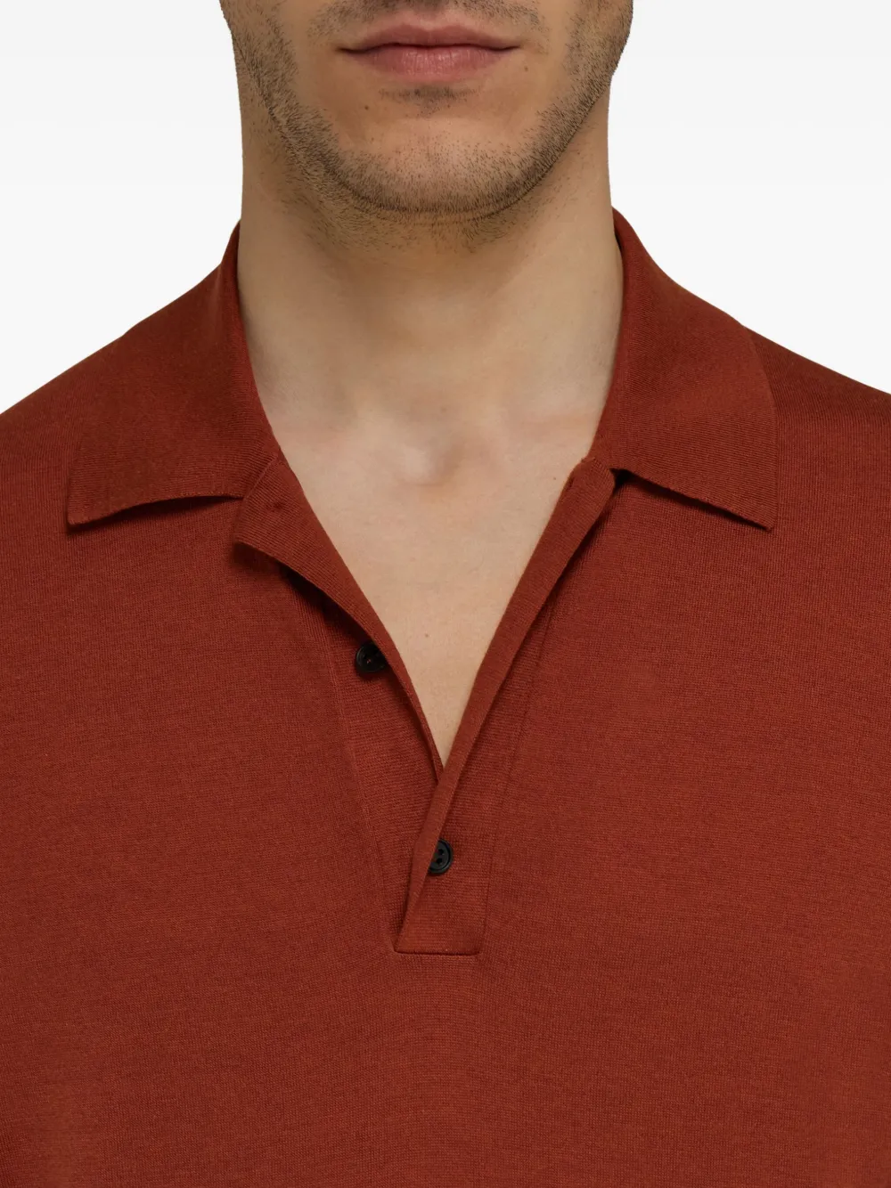 Ferragamo Polotop met korte mouwen Rood