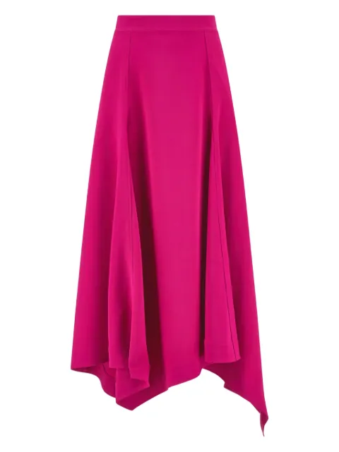 Ferragamo asymmetric-hem maxi skirt