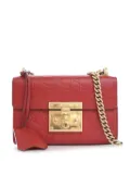 Gucci Pre-Owned 2016-2024 Small Guccissima Padlock crossbody bag - Red