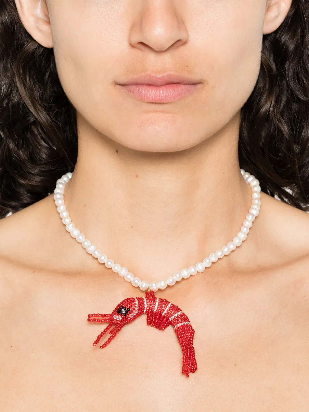 AMORI MORI PERLAS GAMBERO NECKLACE