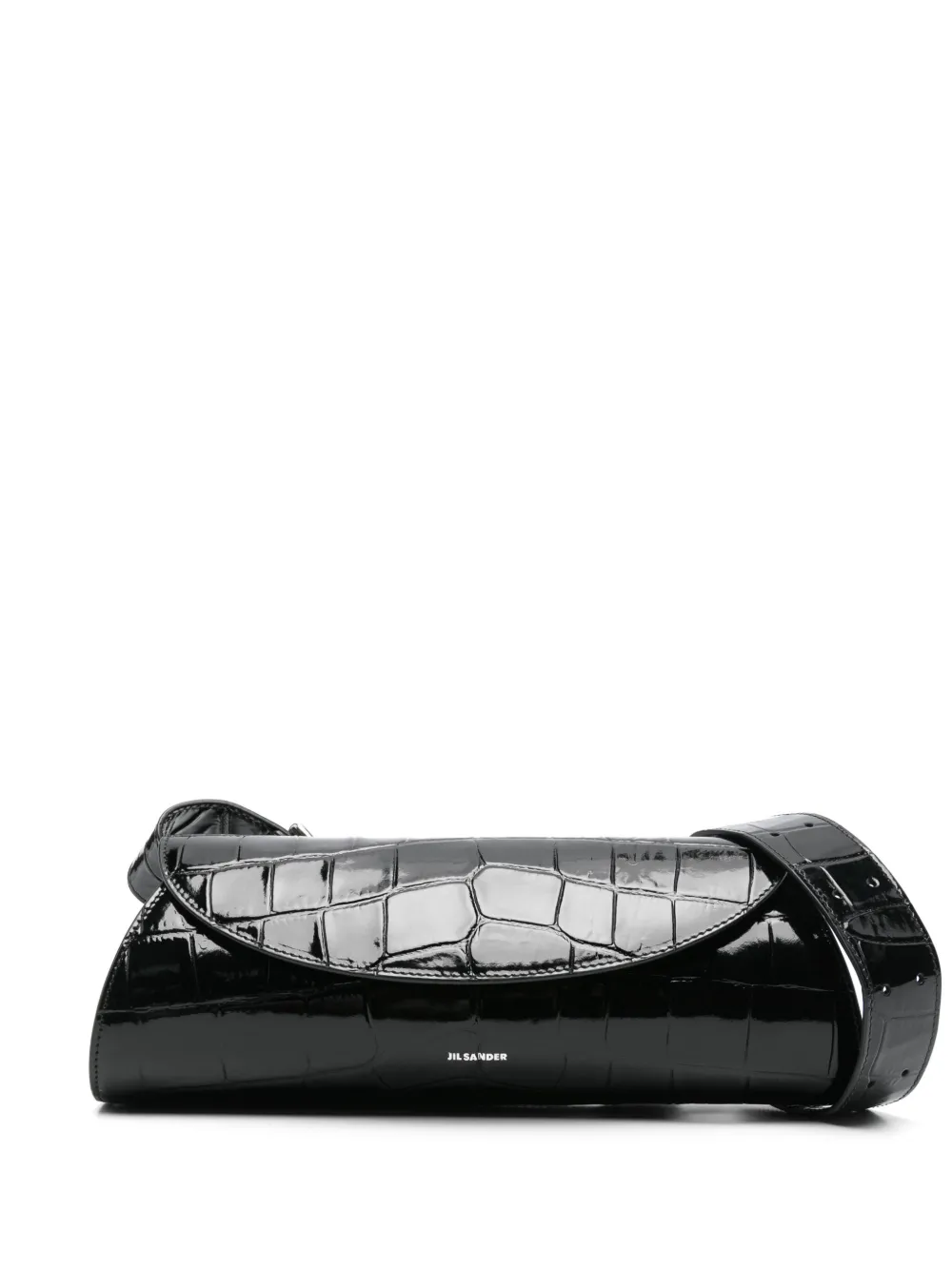 Jil Sander small Cannolo shoulder bag - ブラック Jil Sander small Cannolo shoulder bag - ブラック