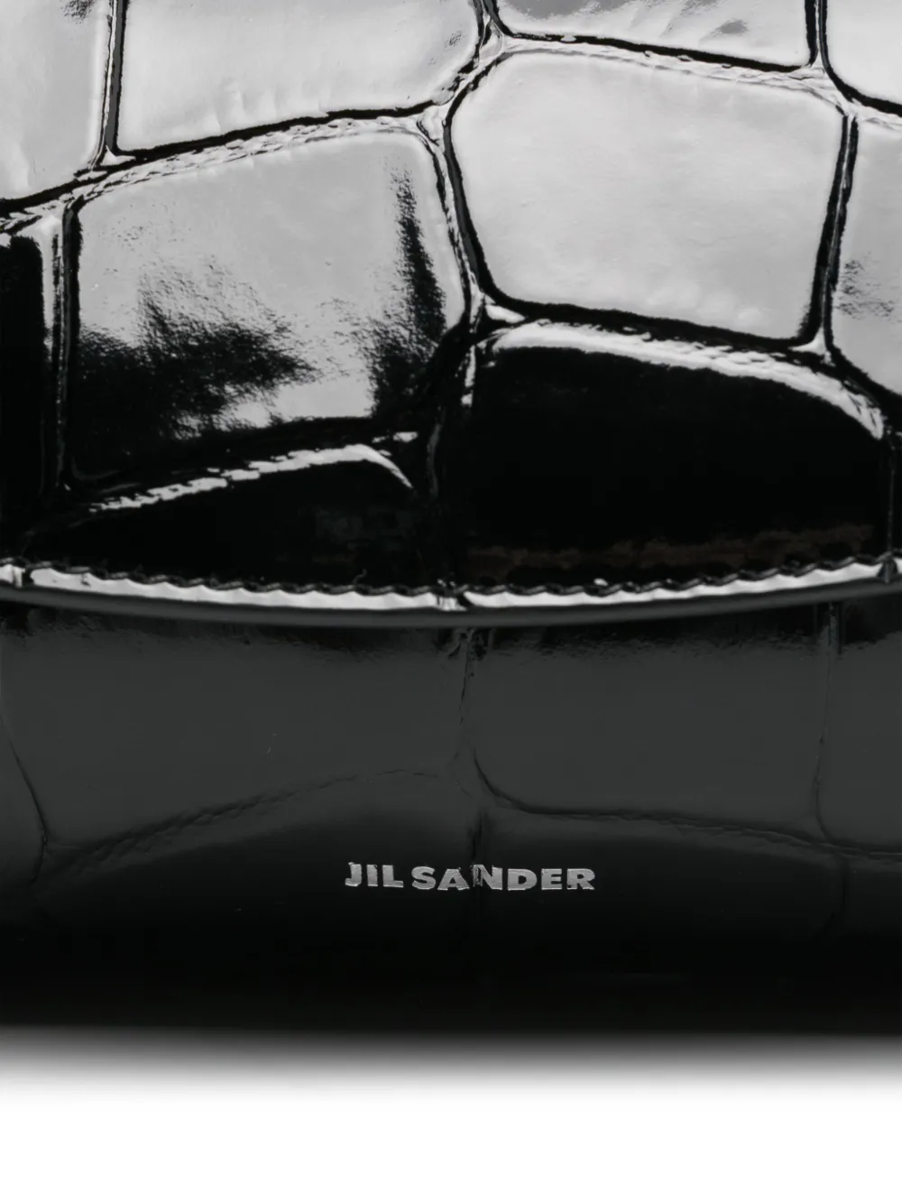 Jil Sander Cannolo kleine schoudertas Zwart