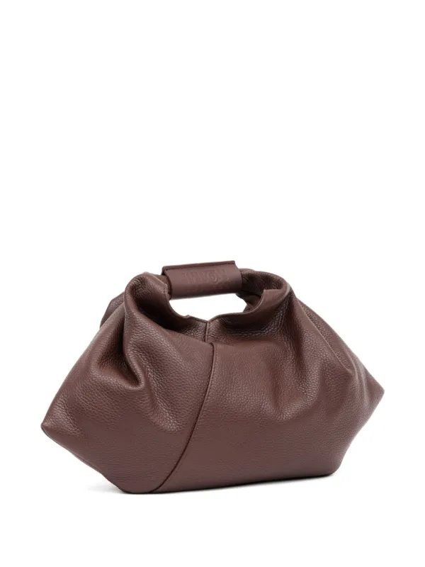 MM6 Maison Margiela Japanese ドレープ ミニバッグ | ブラウン