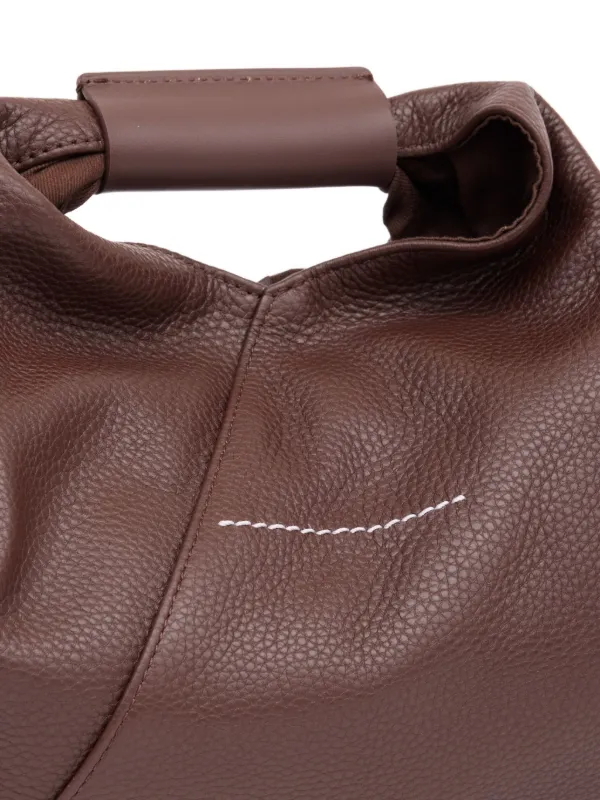 MM6 Maison Margiela Japanese Draped Mini Bag | Brown | FARFETCH