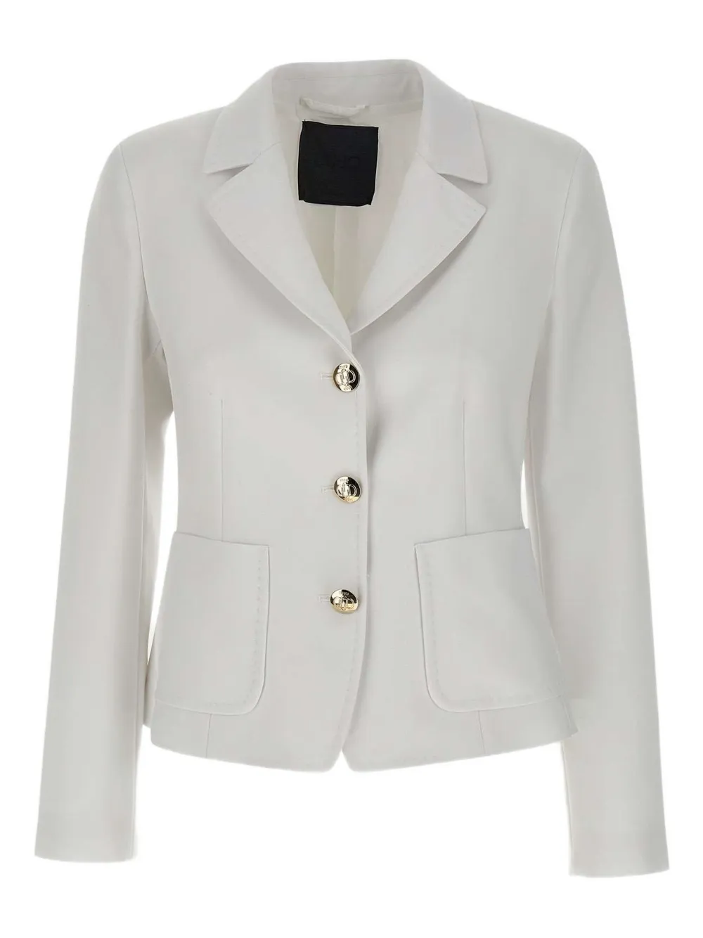 LIU JO Blazer met enkele rij knopen Wit