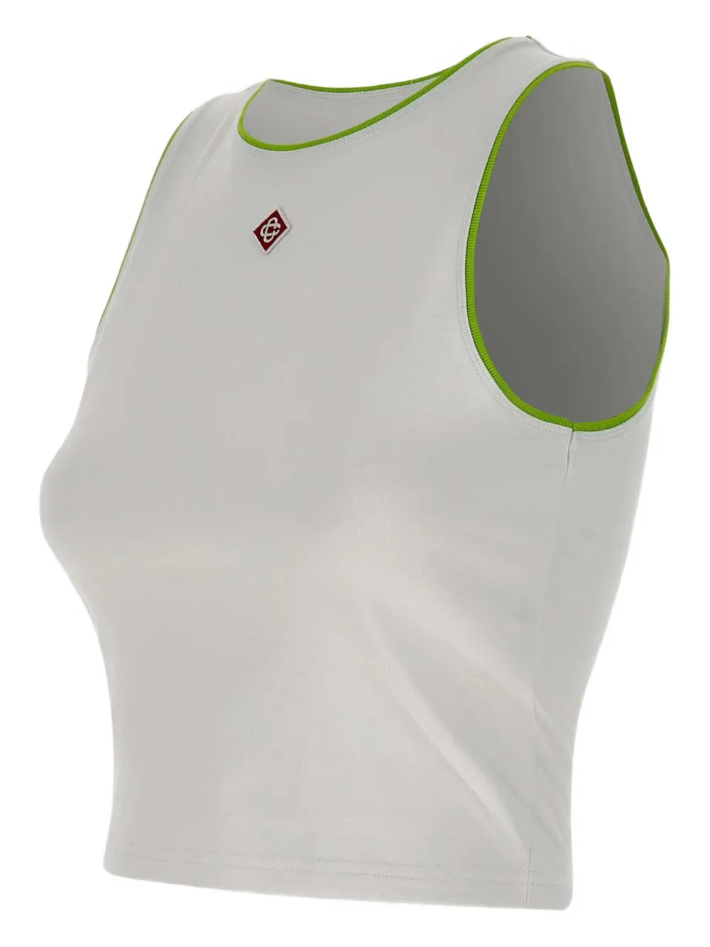 Casablanca Tanktop met logopatch Wit