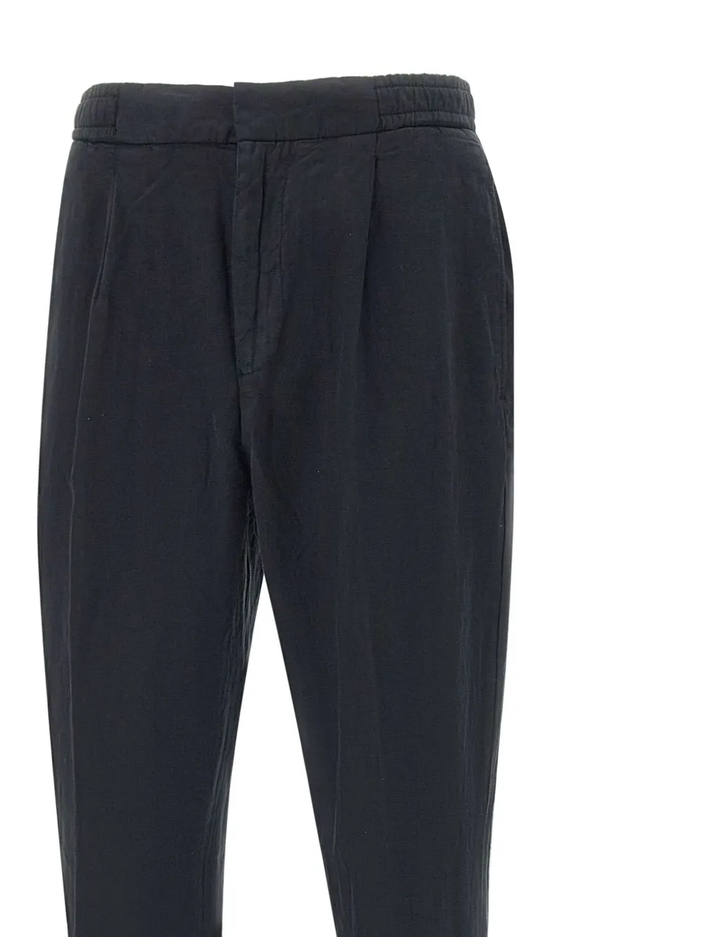 Shop Officine Generale Drew Trousers In Black