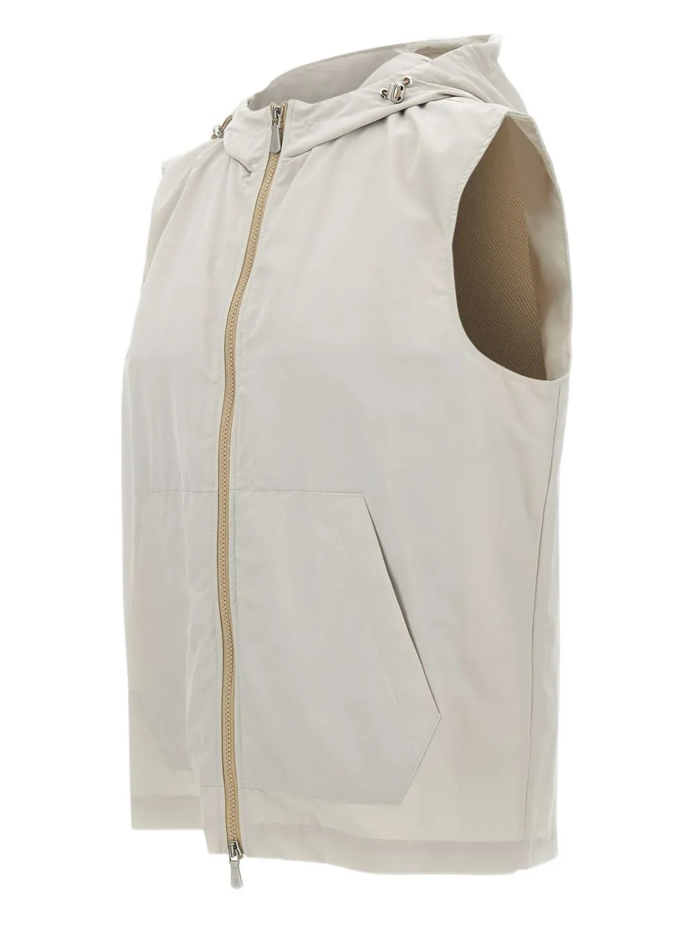 Eleventy Gilet met rits Beige