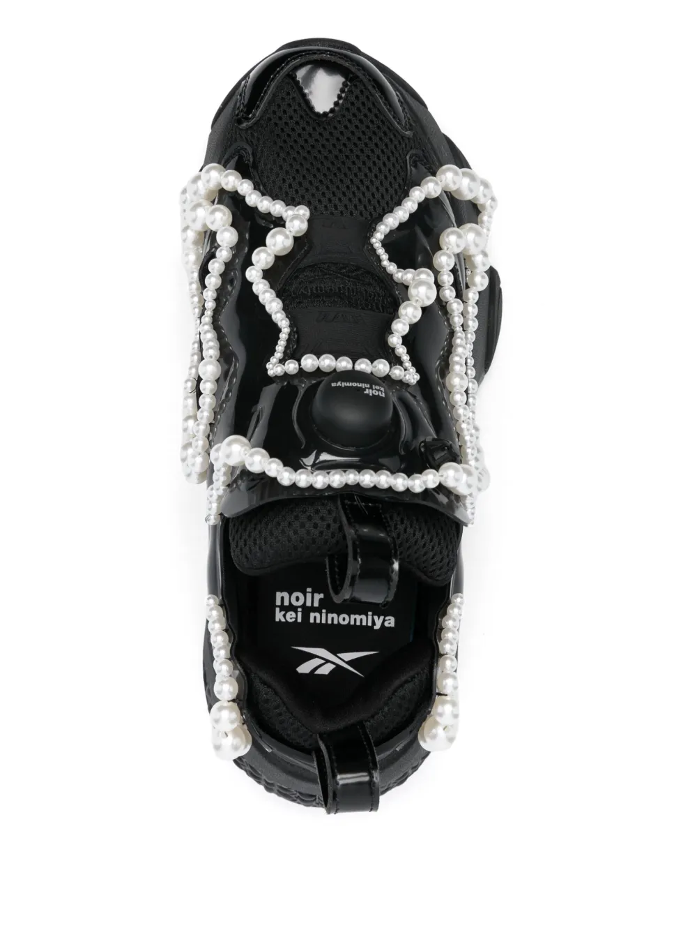 Noir Kei Ninomiya x Reebok pearl-embellished sneakers Black