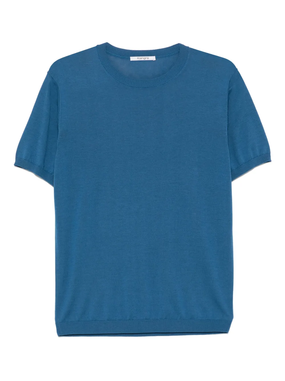 Kangra fine-ribbed T-shirt | Blue | Image 1