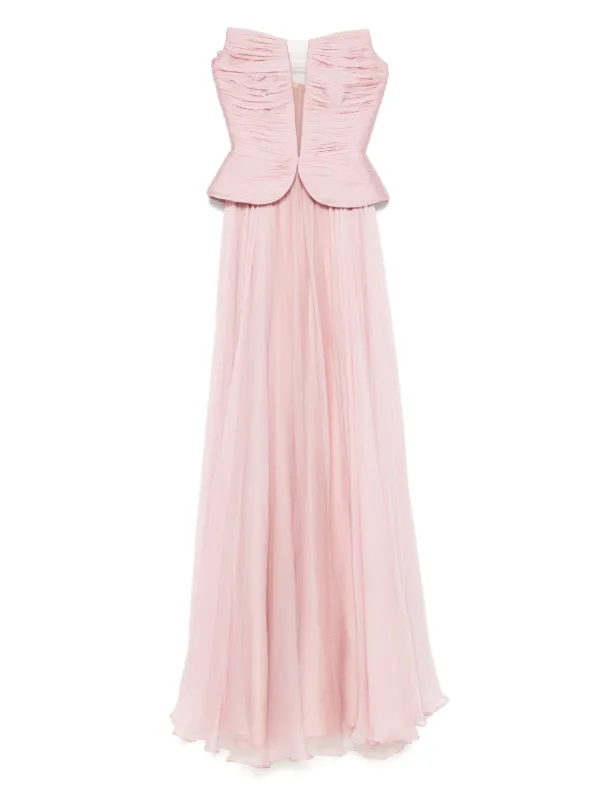 M.Marquise Claude Gown | Pink | FARFETCH