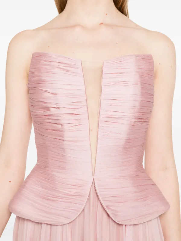 M.Marquise Claude Gown | Pink | FARFETCH
