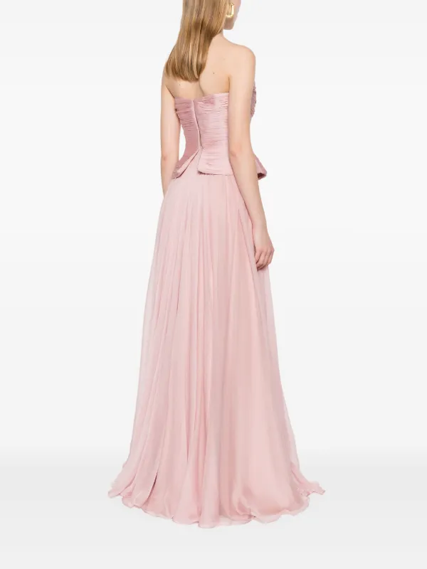 M.Marquise Claude Gown | Pink | FARFETCH