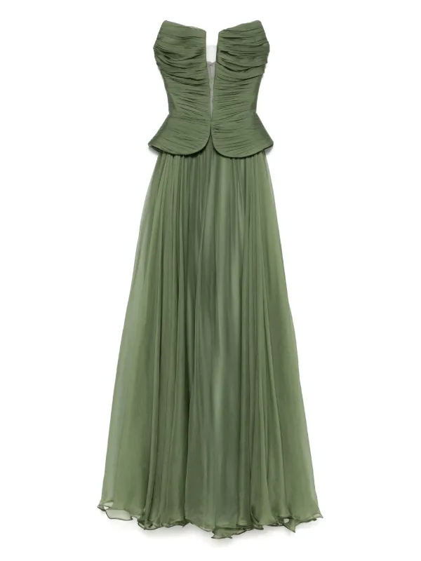 M.marquise Claude Gown - Green