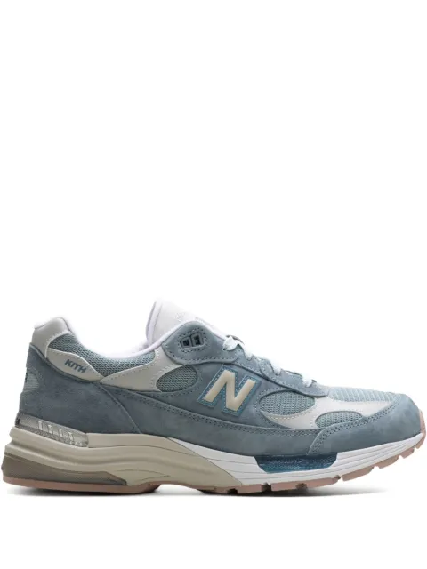 New Balance x Kith Osaka 992 Made in USA "Aegean Blue/Shadow Grey" sneakers