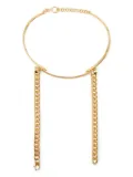 MM6 Maison Margiela chain necklace - Gold