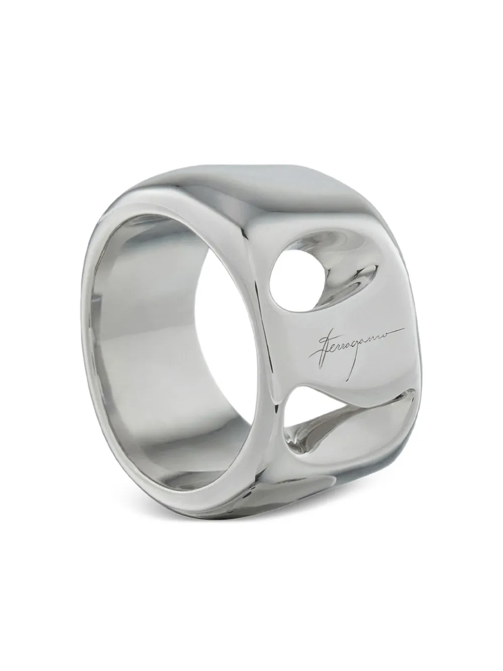  Ferragamo Anillo Vara - Plateado 