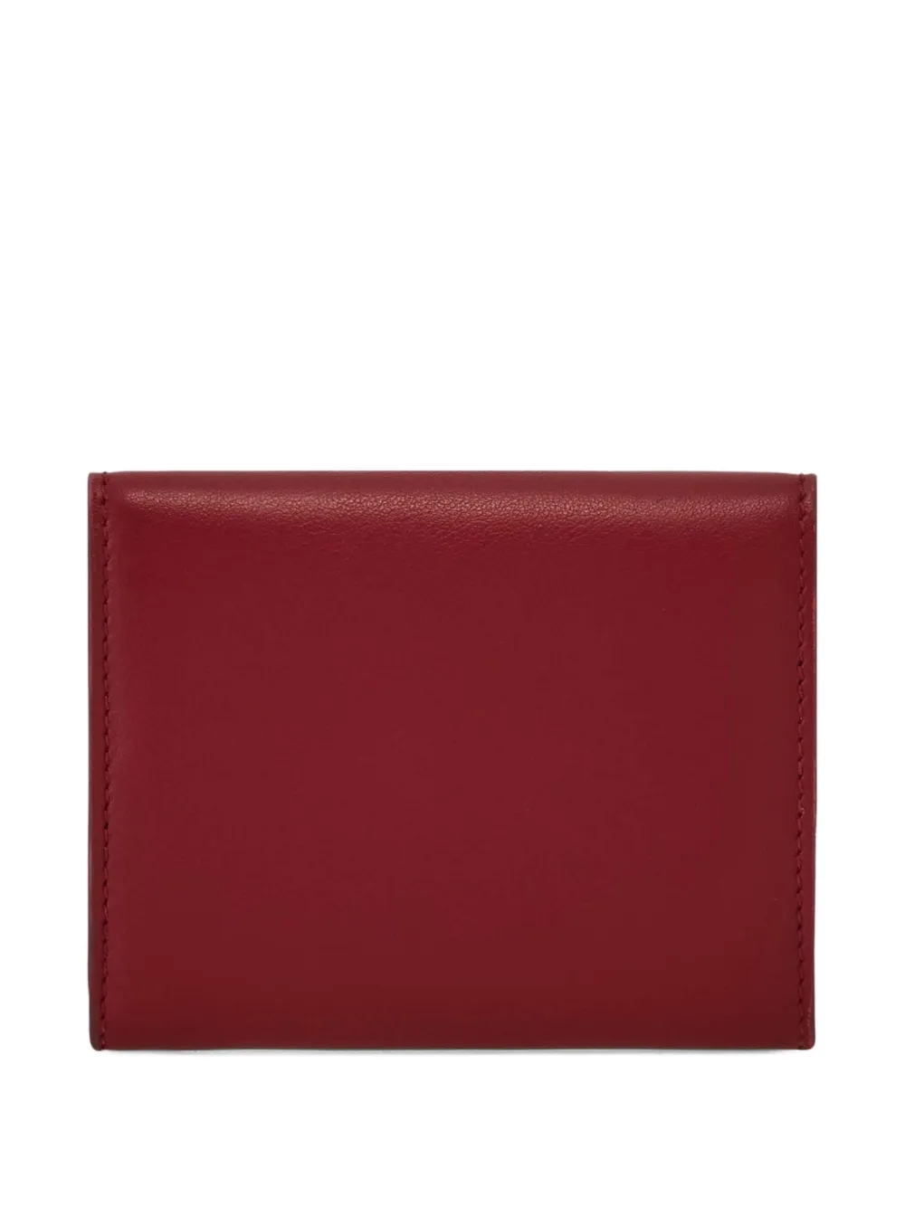 Ferragamo two-tone tri-fold wallet - Rood