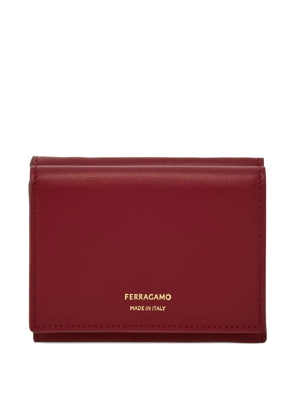 Ferragamo two-tone tri-fold wallet | Red | Image 1