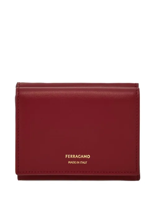 Portefeuille pliant bicolore - Ferragamo - Modalova