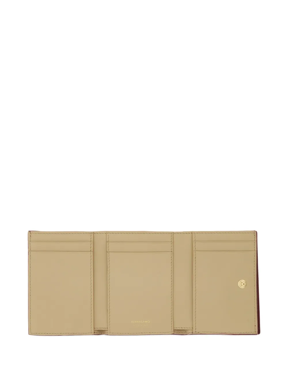 Ferragamo Tweekleurige portemonnee Rood