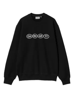 WTAPS Academy ロゴ スウェットシャツ | ブラック | FARFETCH JP