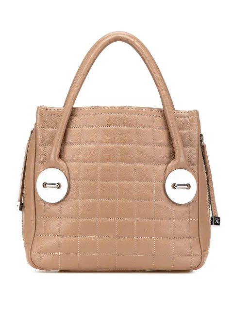 CHANEL Pre-Owned 2004-2005 Choco Bar Caviar Button handbag