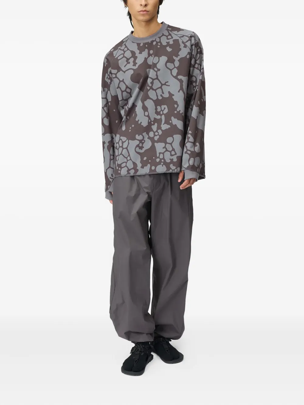 Goldwin Broek met elastische taille - Grijs