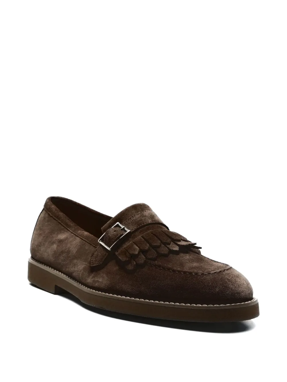 Doucal's tassel monk shoes Brown