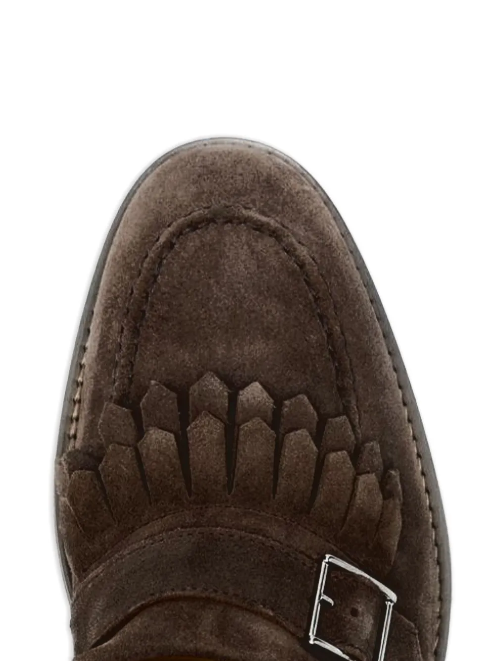 Doucal's tassel monk shoes Brown