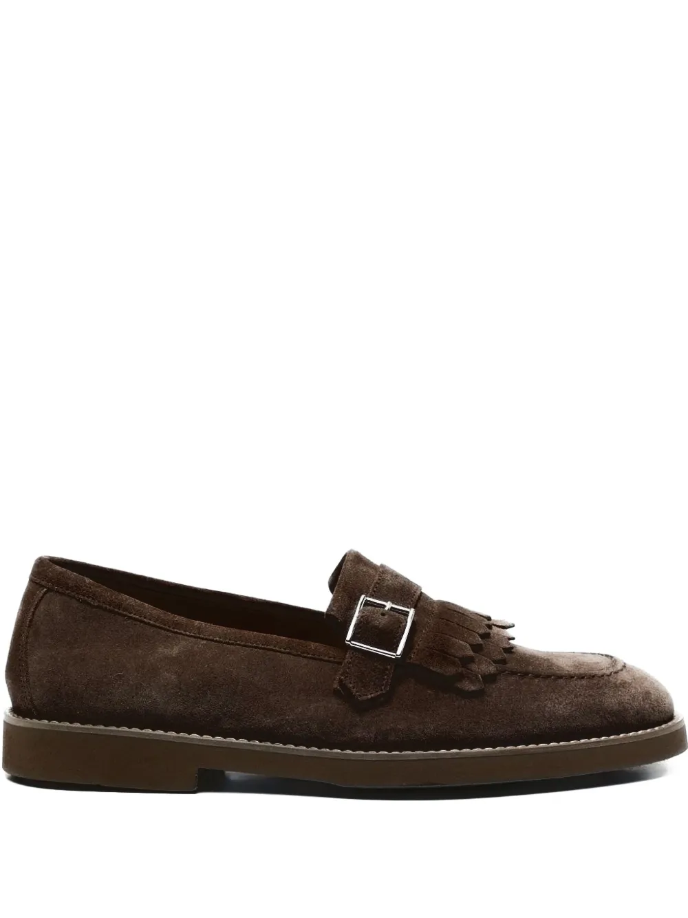 Doucal's tassel monk shoes Brown