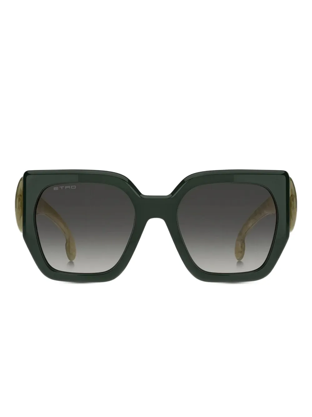 ETRO geometric-frame sunglasses | Green | Image 1