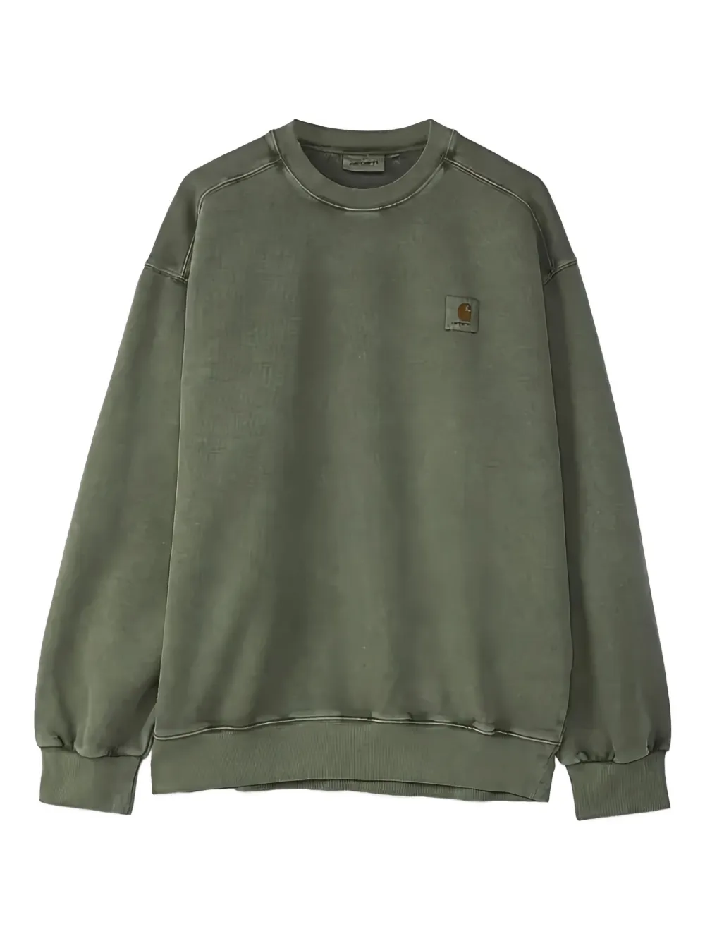 Carhartt WIP logo-patch sweatshirt | Green | Image 1