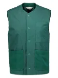 ASPESI snap-buttoned patch-pocket gilet - Green
