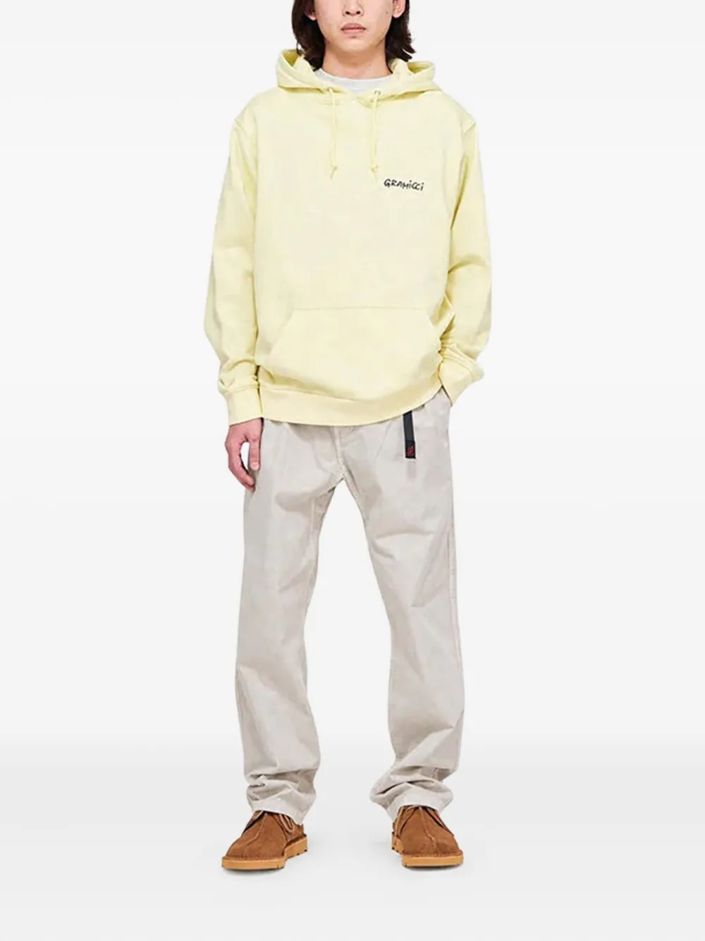 Gramicci drawstring-waist performance trousers Beige