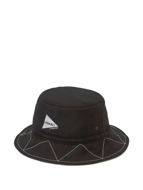 Gramicci x And Wander stitch-detail bucket hat