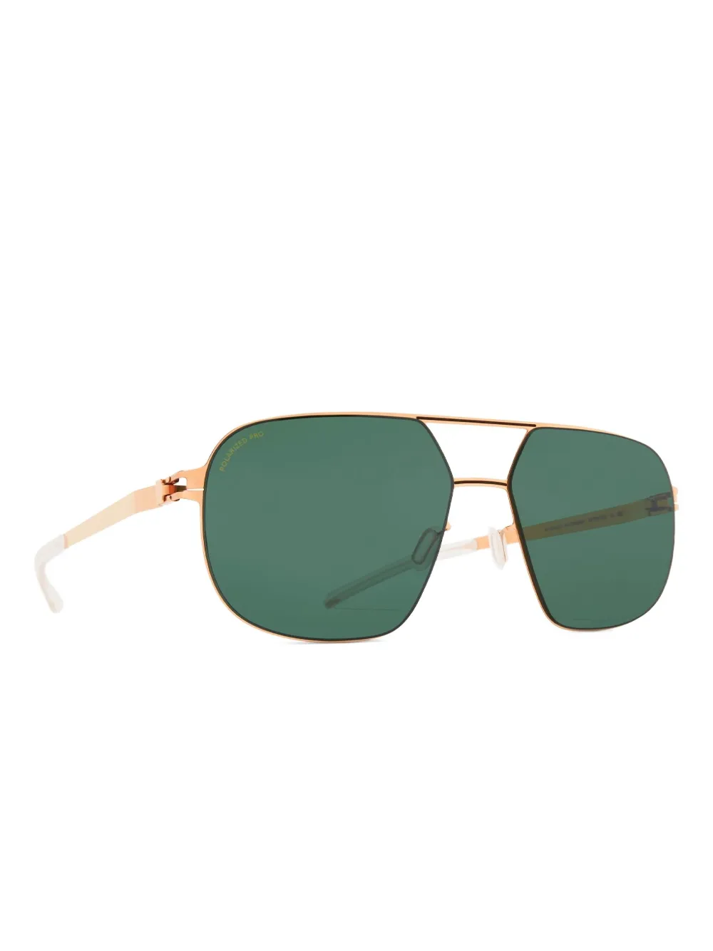 Mykita Angus zonnebril met piloten montuur Goud