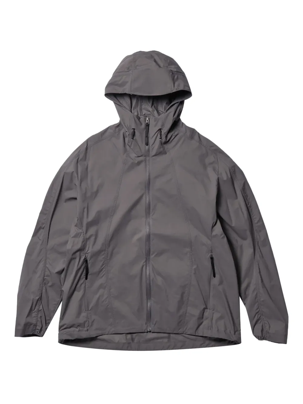 Goldwin hooded zip-front jacket - グレー Goldwin hooded zip-front jacket - グレー