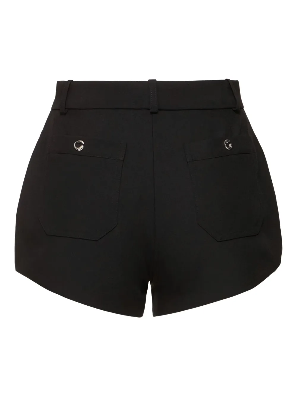 Coperni pocket-detail high-waisted shorts Zwart