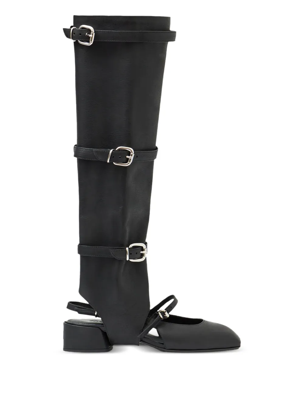 MORSICA Olimpia buckle-strap leather knee-high boots | Knee-High Boots | Image 2