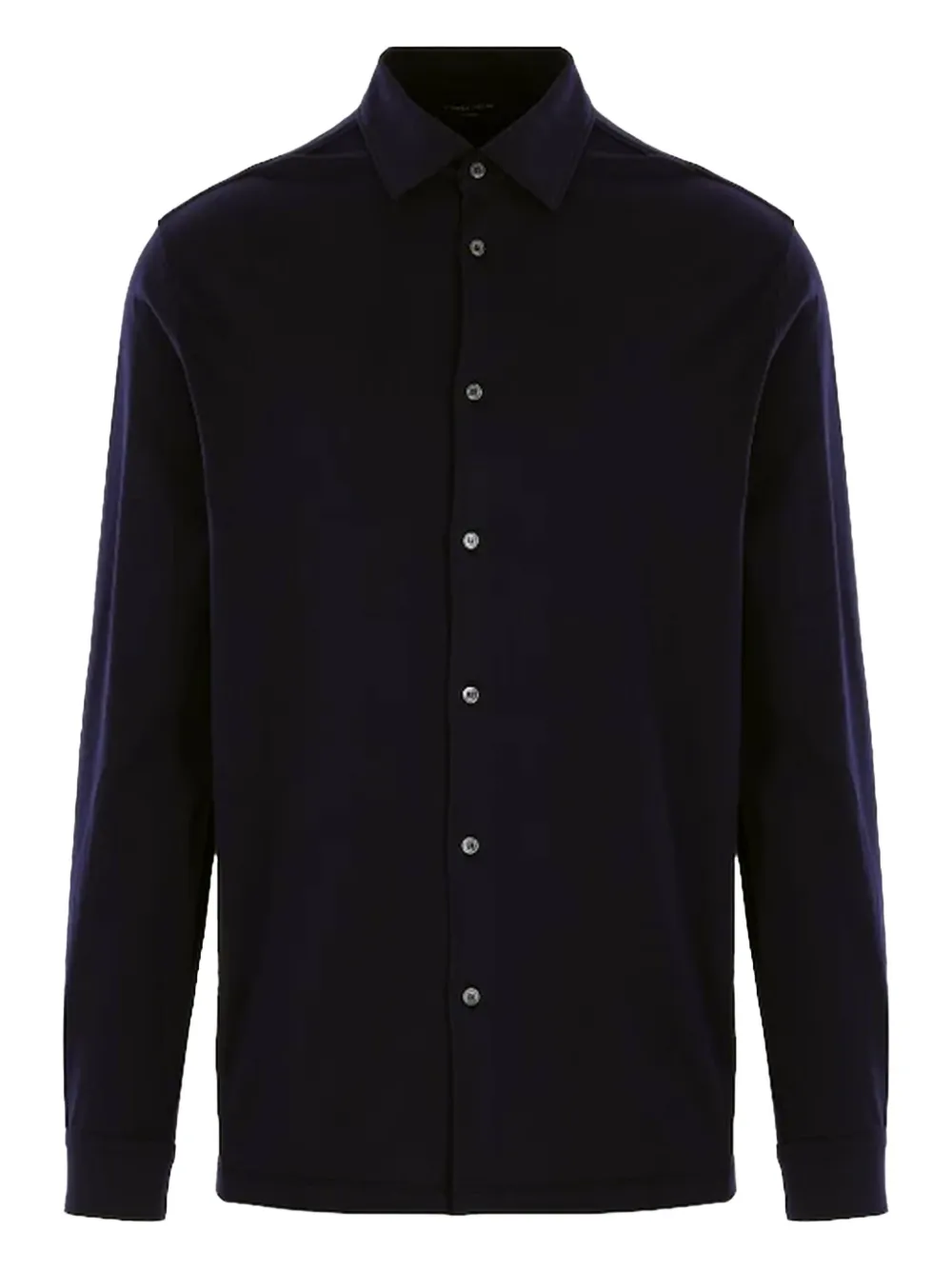 Roberto Collina long-sleeve button-up shirt Zwart
