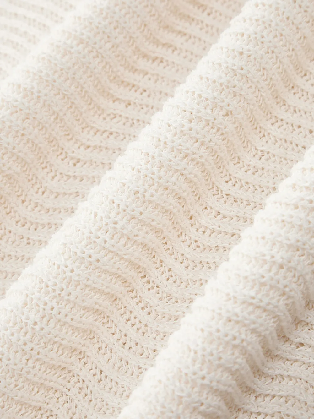 Roberto Collina ribbed knit sweater RB4502 NATURALE