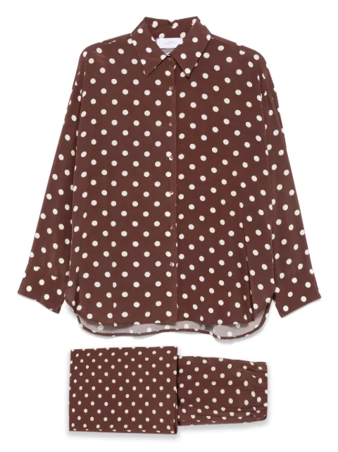 SO ALLURE set de pantalones con estampado de lunares