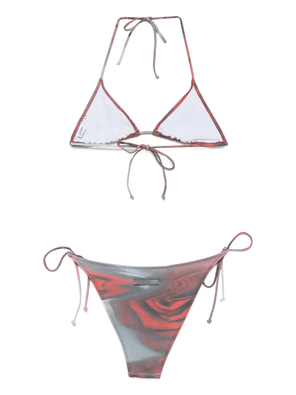 Jean Paul Gaultier Blurry Roses triangle bikini | Bikinis | Image 2